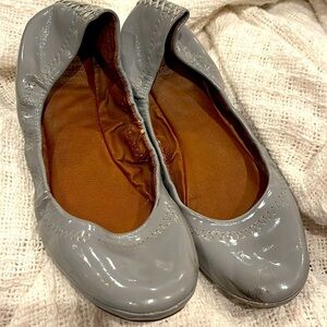 Lucky Brand | Emmie | Patent Gray | Ballet Flats | Size 6 Women’s Shoes